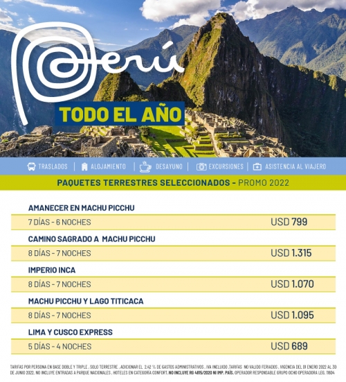 Perú promociones 2022