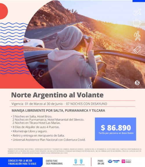 Norte Argentino al Volante Promo FLEXIBLE