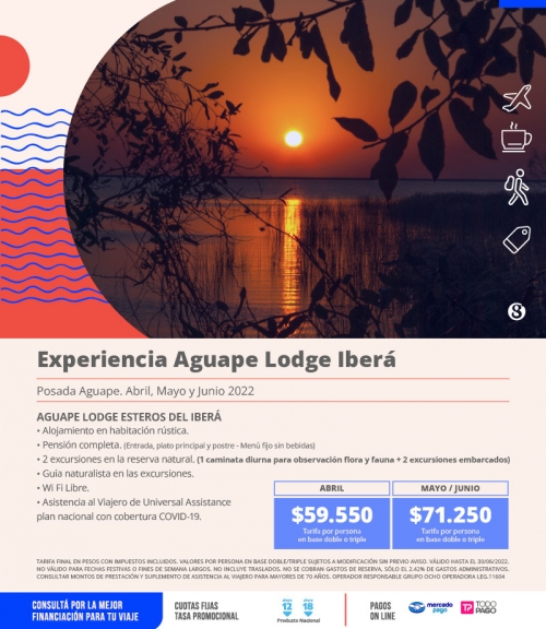 Experiencia Aguapé Lodge Iberá