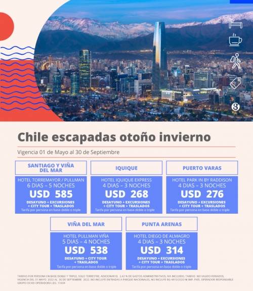 Chile Escapadas en Promoción