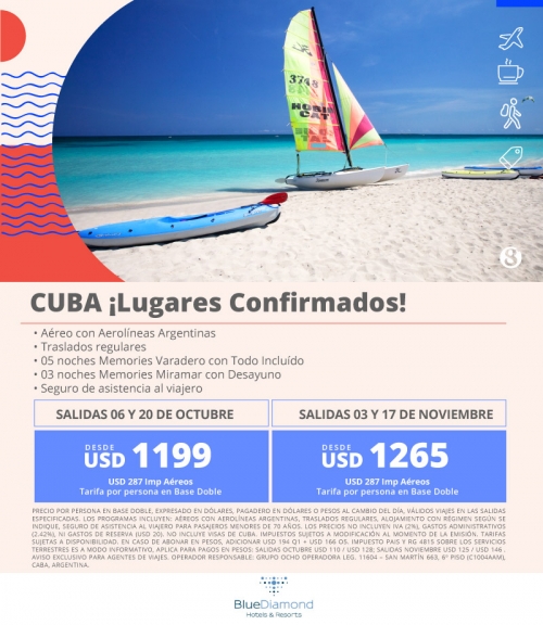 Cuba 2022 Salida con Cupos OK