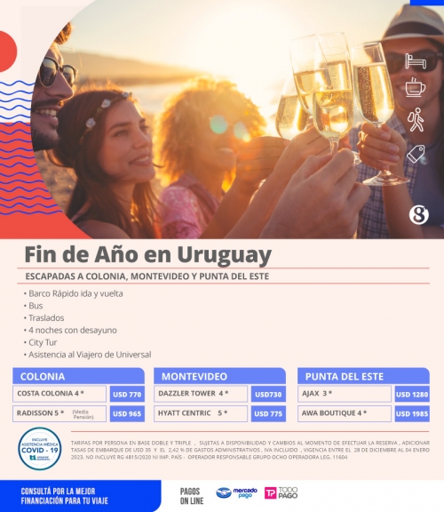 Uruguay Escapadas Fin de Año