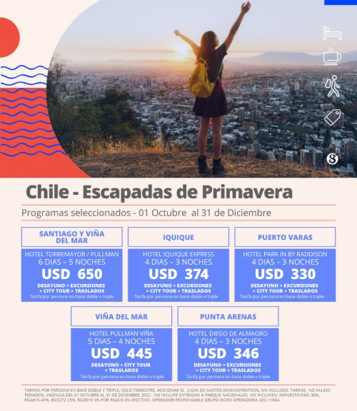 Chile Escapadas de Primavera