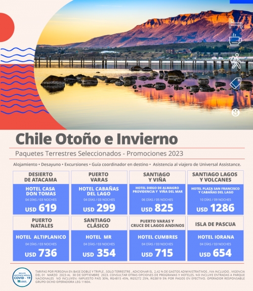 Chile Promociones Otoño e Invierno 2023