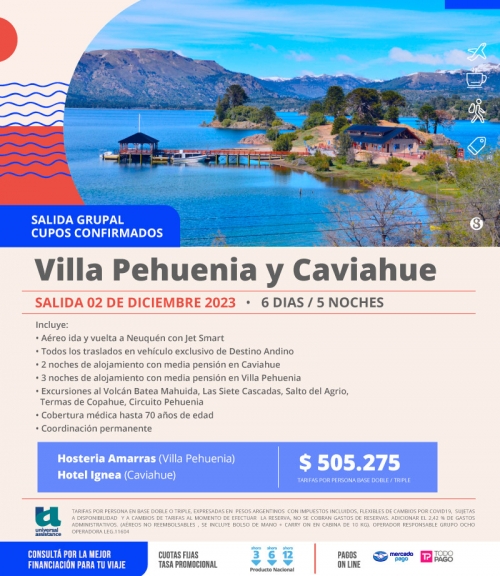 Salida Grupal Caviahue y Villa Pehuenia Neuquén