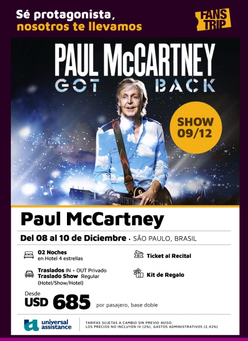 Paul McCartney en Brasil
